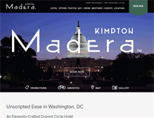 Tablet Screenshot of hotelmadera.com